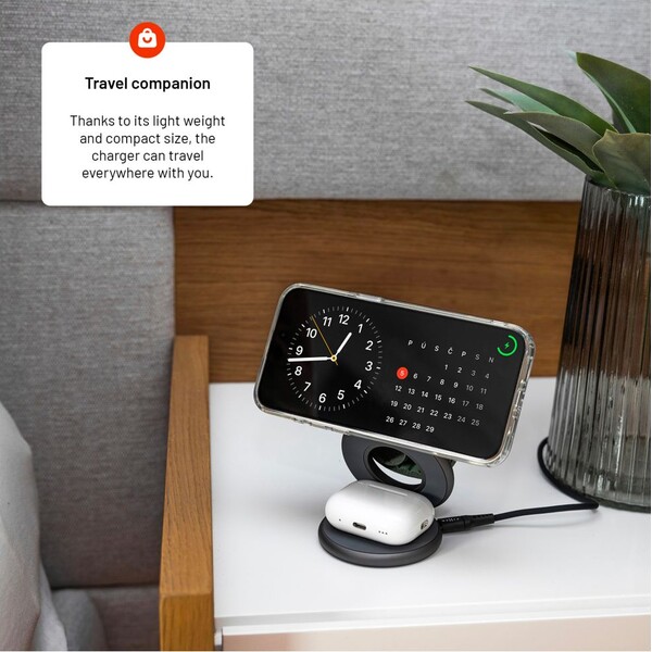 FIXED-MagPowerstation-Round-3v1-MagSafe-nabijecka-15W-5W-5W-seda