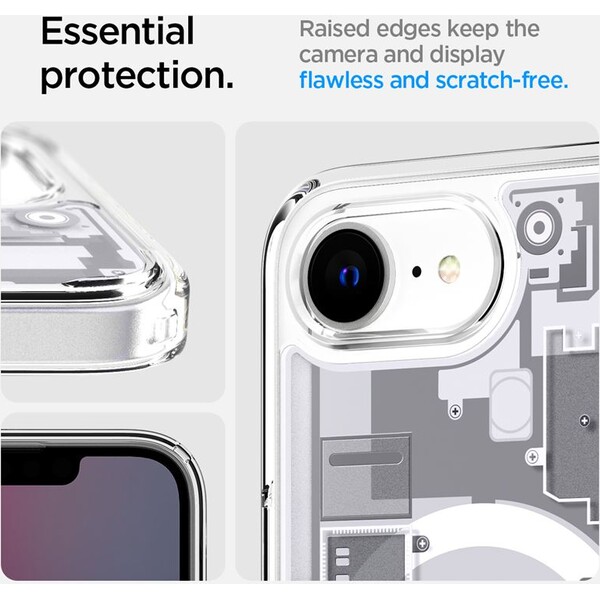Spigen-Ultra-Hybrid-MagSafe-kryt-iPhone-17e-16e-zero-one-white