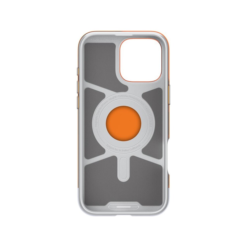 Spigen-Classic-C1-MagSafe-kryt-iPhone-16-Pro-tangerine