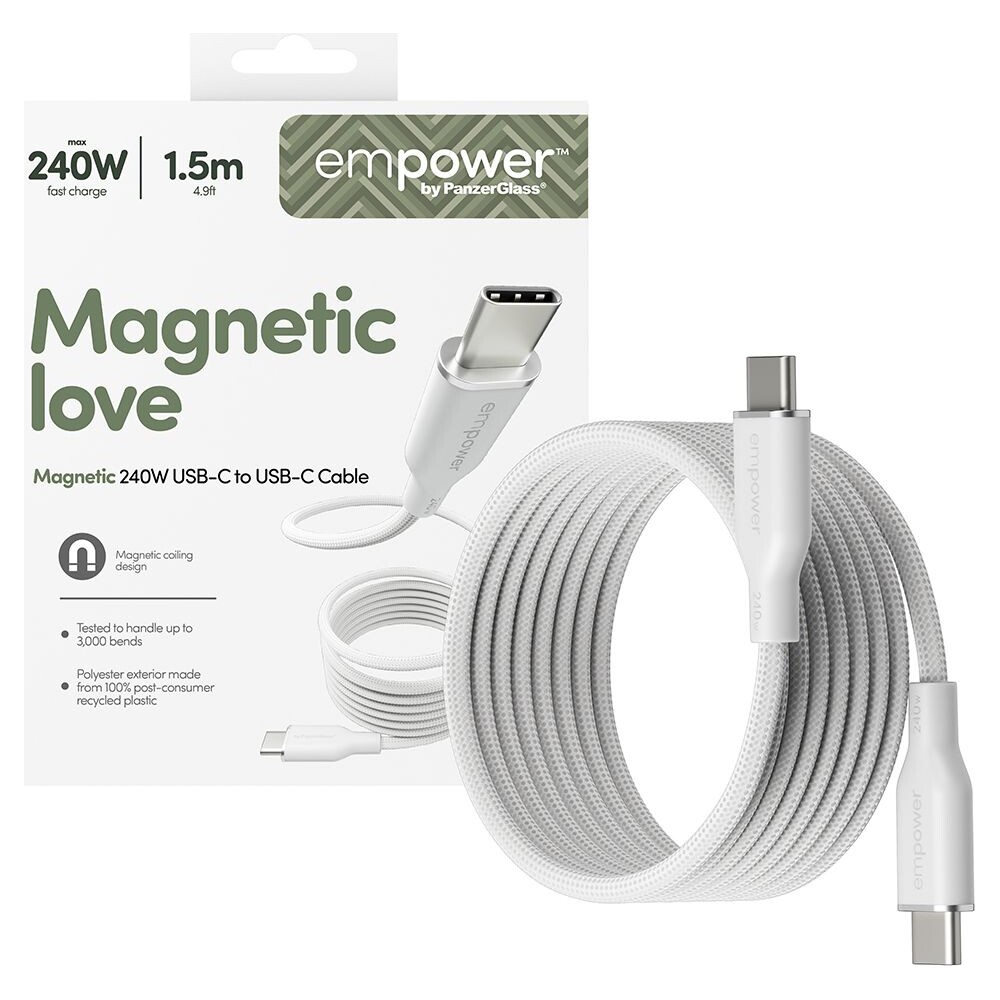 PanzerGlass-USB-C-USB-C-magneticky-napajeci-kabel-240W-1-5m-bily