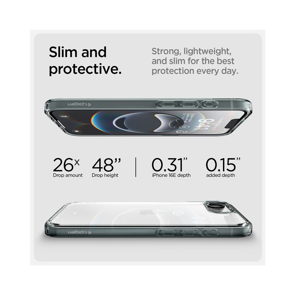 Spigen-Ultra-Hybrid-kryt-iPhone-17e-16e-sedy