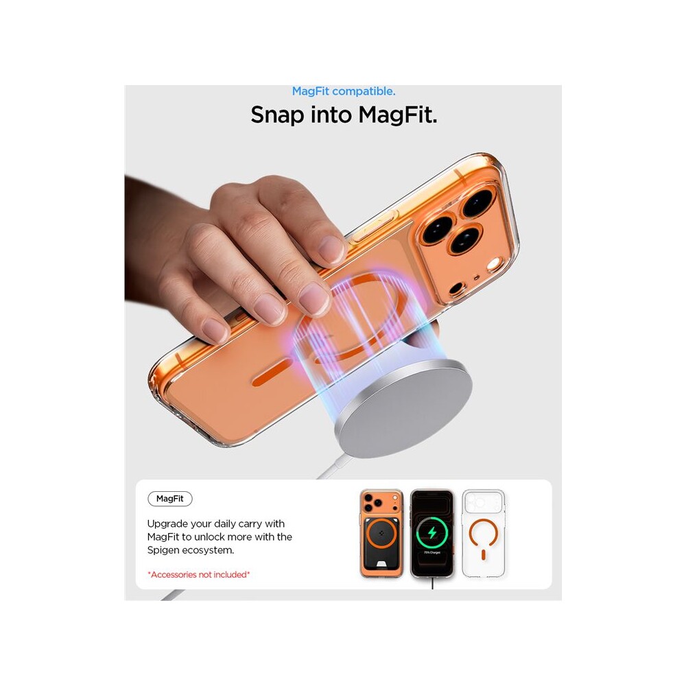 Spigen-Ultra-Hybrid-MagSafe-kryt-iPhone-17-Pro-clear-orange