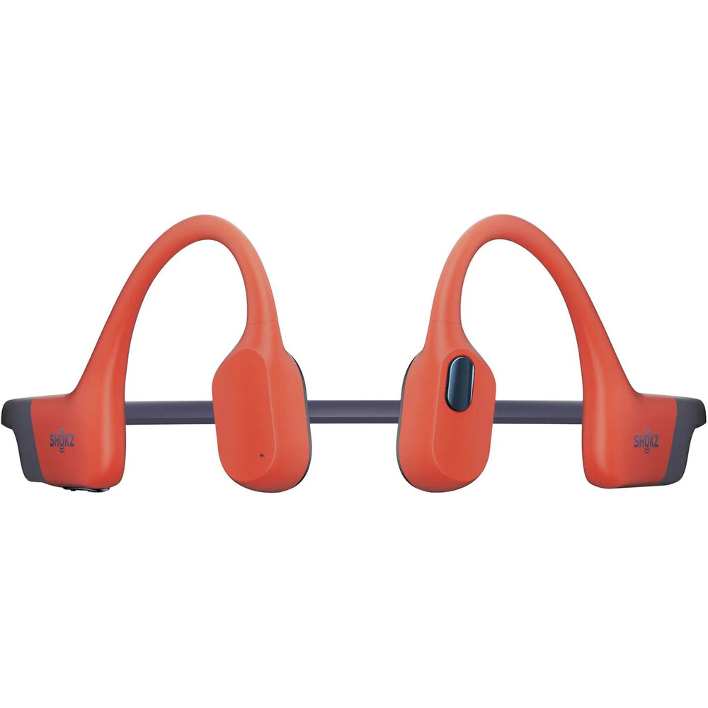 Shokz-OpenSwim-Pro-sluchatka-pred-usi-cervena