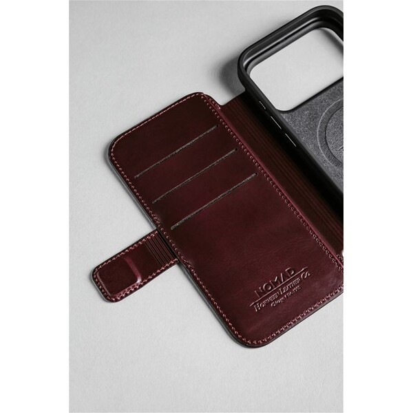 Nomad-Modern-Leather-Folio-Horween-MagSafe-kozene-pouzdro-iPhone-17-Pro-Max-Burgundy