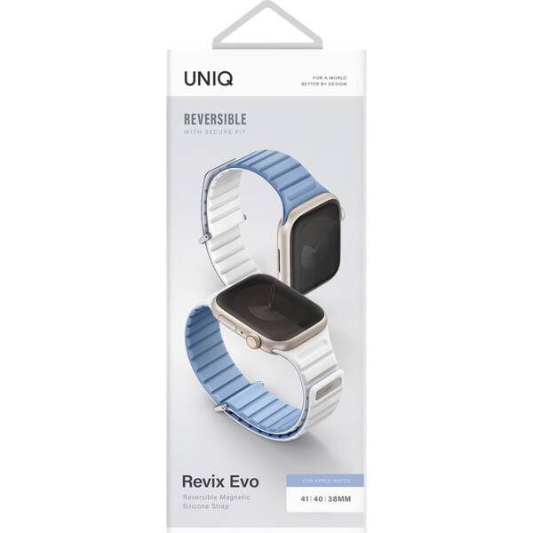 UNIQ-Revix-Evo-oboustranny-reminek-Apple-Watch-42-41-40-38mm-svetle-modry-bily-