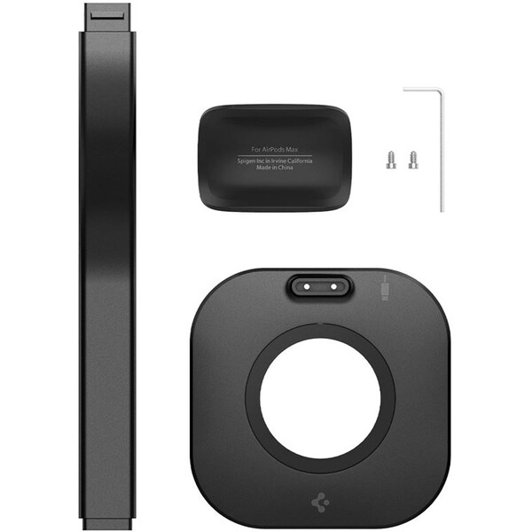 Spigen-Nanotac-AirPods-Max-Stand-MagFit-hlinikovy-stojanek-cerny