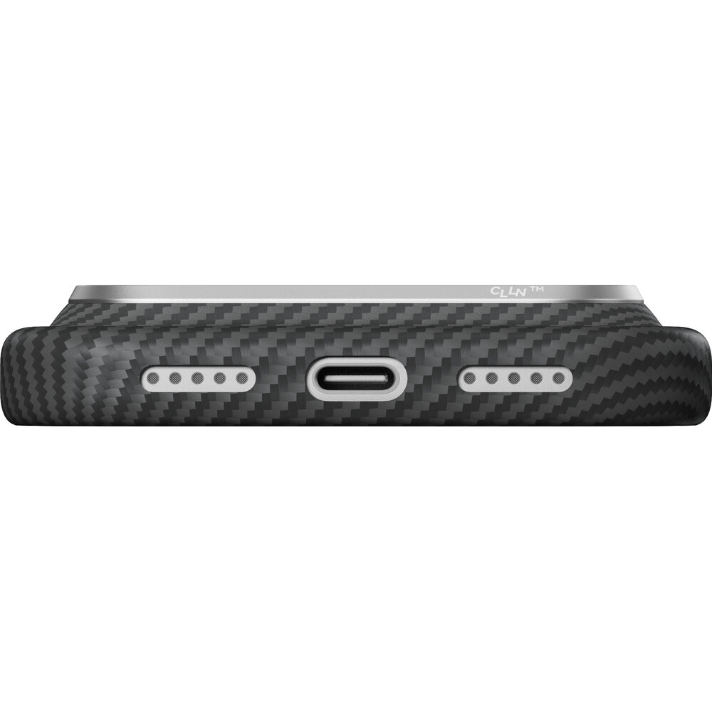 Pitaka-Edge-Case-MagSafe-kryt-iPhone-18-Pro-Black-Grey-Twill