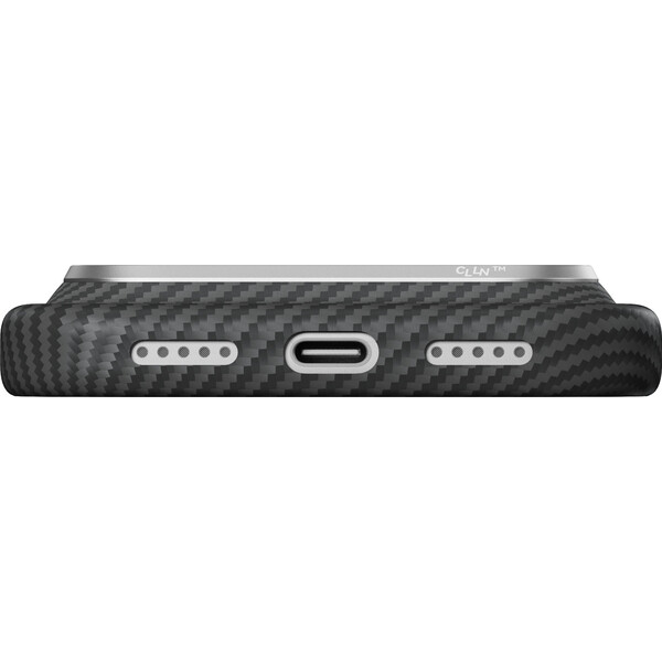 Pitaka-Edge-Case-MagSafe-kryt-iPhone-18-Pro-Black-Grey-Twill