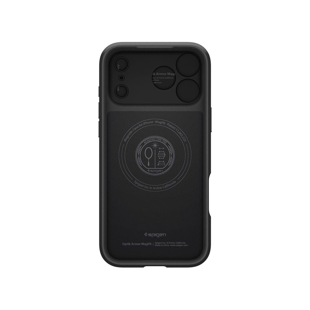 Spigen-Optik-Armor-MagSafe-kryt-iPhone-17-Pro-black