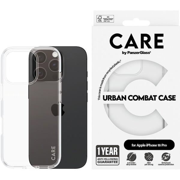 PanzerGlass-CARE-kryt-Apple-iPhone-16-Pro-Urban-Combat-ciry