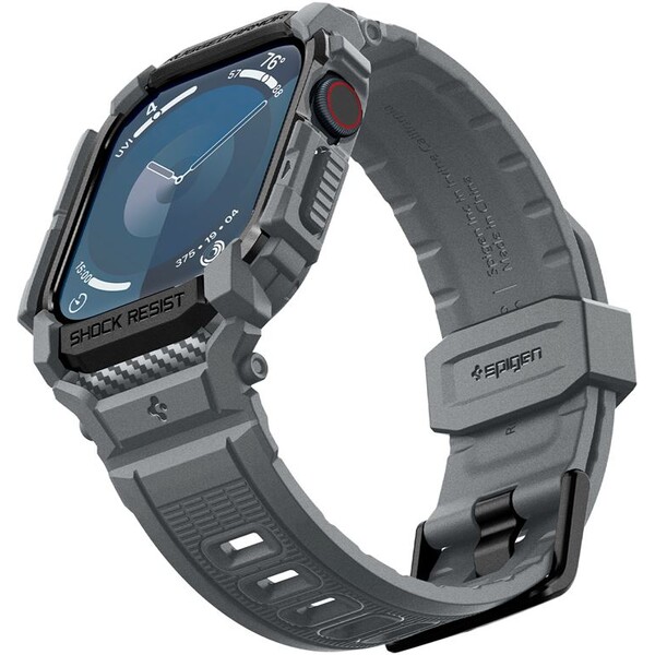 Spigen-Rugged-Armor-Pro-reminek-s-pouzdrem-Apple-Watch-10-11-46mm-sedy