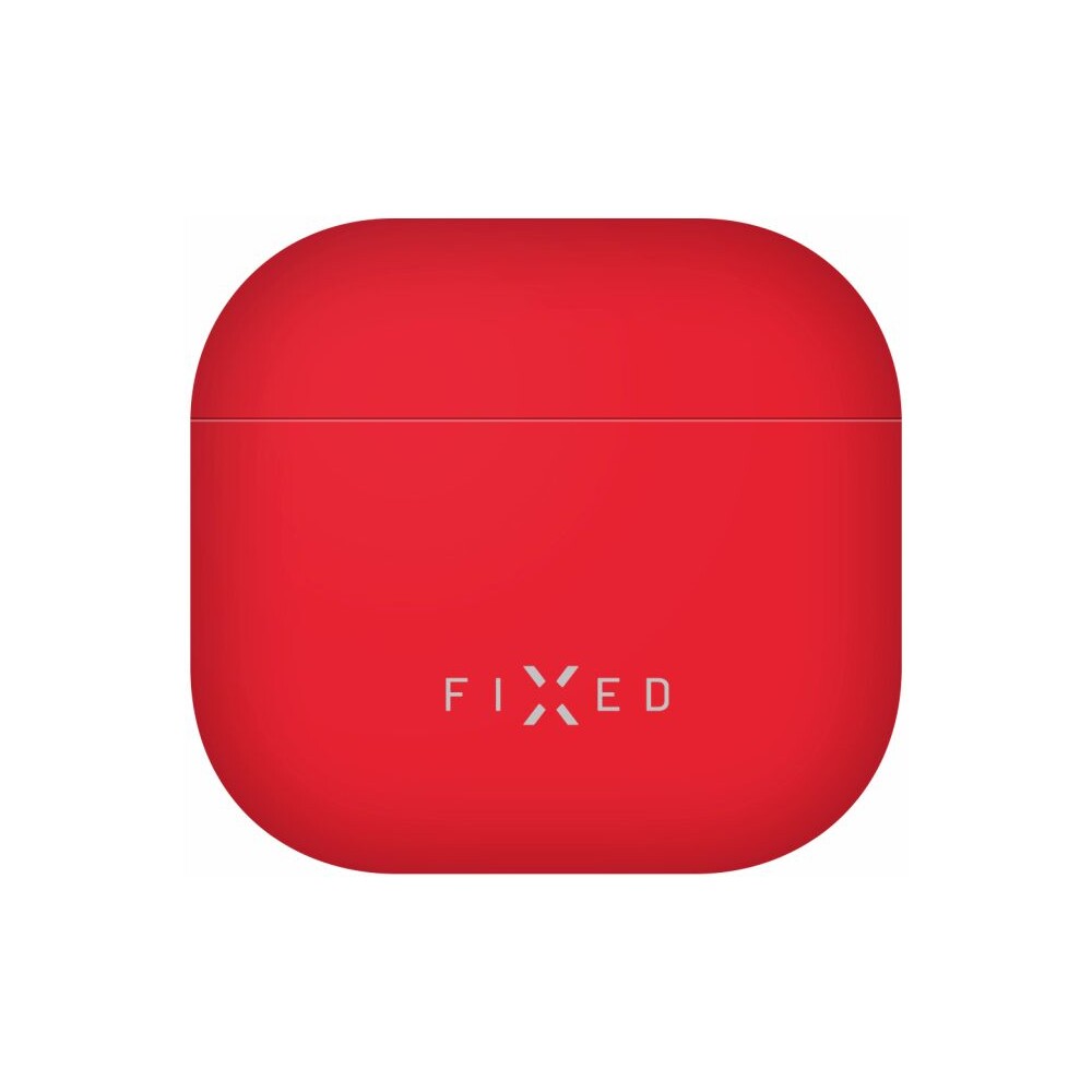 FIXED-Silky-silikonove-pouzdro-pro-Apple-AirPods-4-cervene