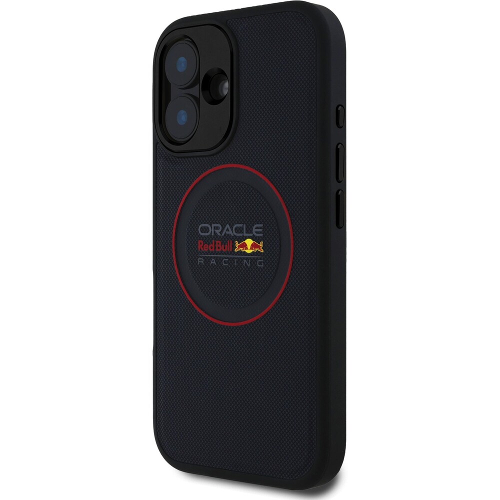 Oracle-Red-Bull-Racing-PU-Leather-Red-Ring-MagSafe-kryt-iPhone-16-modry