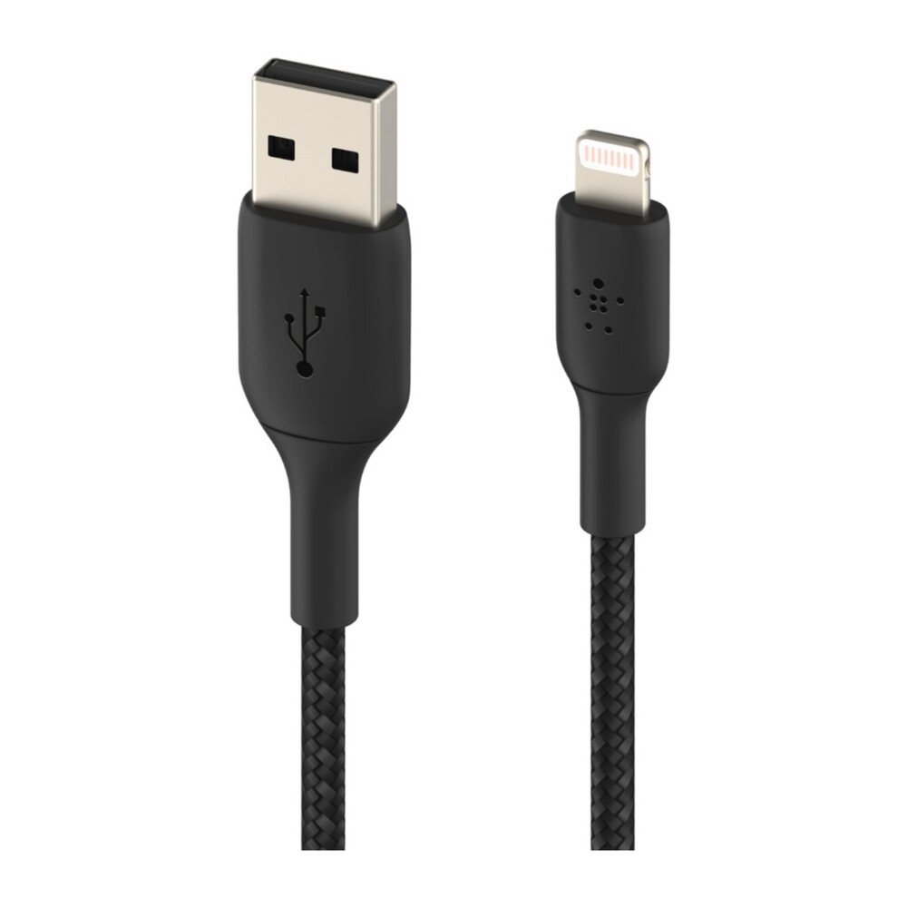 Belkin-BOOST-Charge-Braided-Lightning-USB-A-napajeci-kabel-1m-cerny