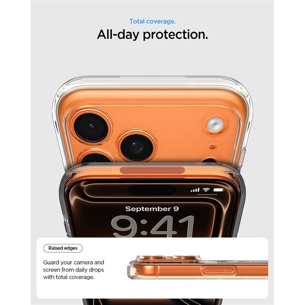 Spigen-Ultra-Hybrid-MagSafe-kryt-iPhone-17-Pro-clear-orange