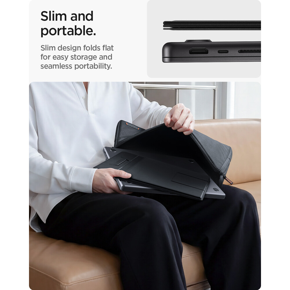 Spigen-Slim-Fold-Laptop-Stand-Standing-Desk-stojanek-cerny