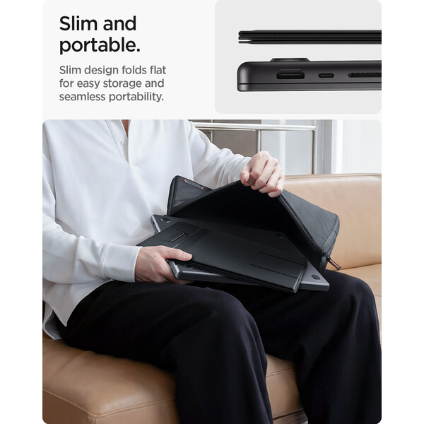 Spigen-Slim-Fold-Laptop-Stand-Standing-Desk-stojanek-cerny