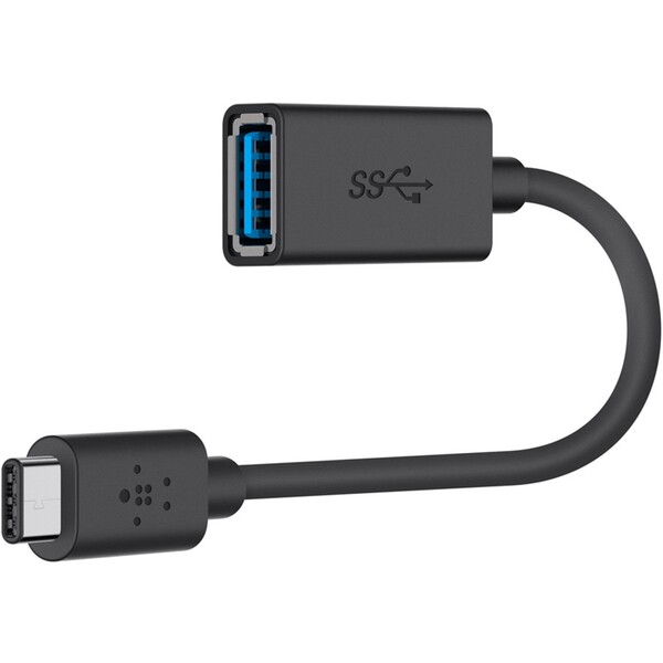 Belkin-USB-C-USB-A-redukce-0-15m-cerna