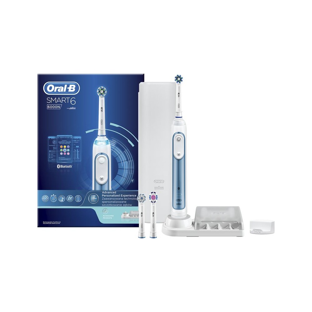 Oral-B-Smart-6-6000N-chytry-zubni-kartacek-hlavice-Cross-Action-modry