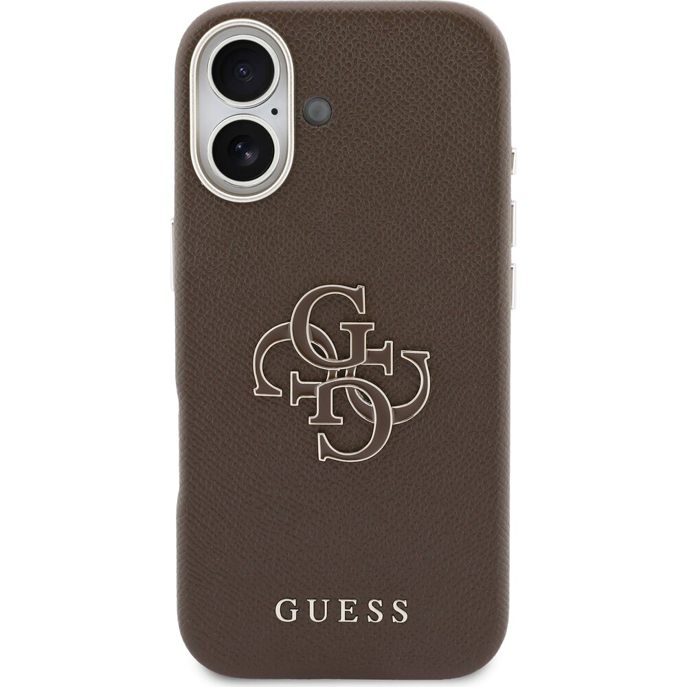 Guess-PU-Resin-Logo-kryt-iPhone-17-hnedy