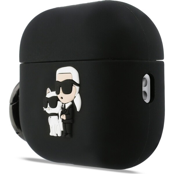 Karl-Lagerfeld-3D-Logo-NFT-Karl-and-Choupette-silikonove-pouzdro-AirPods-Pro-3-cerne