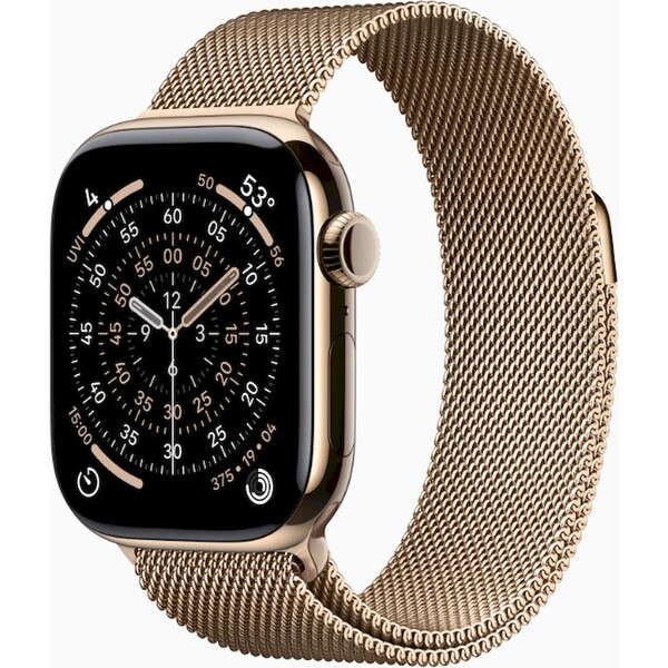 Apple-Watch-Series-11-Cellular-42mm-Zlaty-titan-se-zlatym-milanskym-tahem