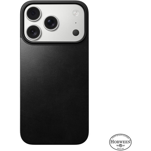 Nomad-Magnetic-Leather-Back-Horween-Magsafe-kozeny-kryt-iPhone-17-Pro-Black