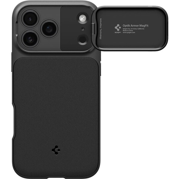 Spigen-Optik-Armor-MagSafe-kryt-iPhone-17-Pro-Max-black