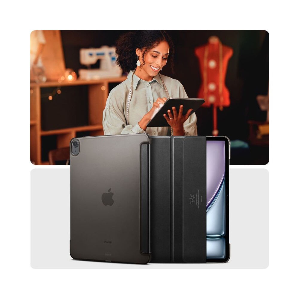 Spigen-Smart-Fold-pouzdro-iPad-Air-13-2024-2026-cerne
