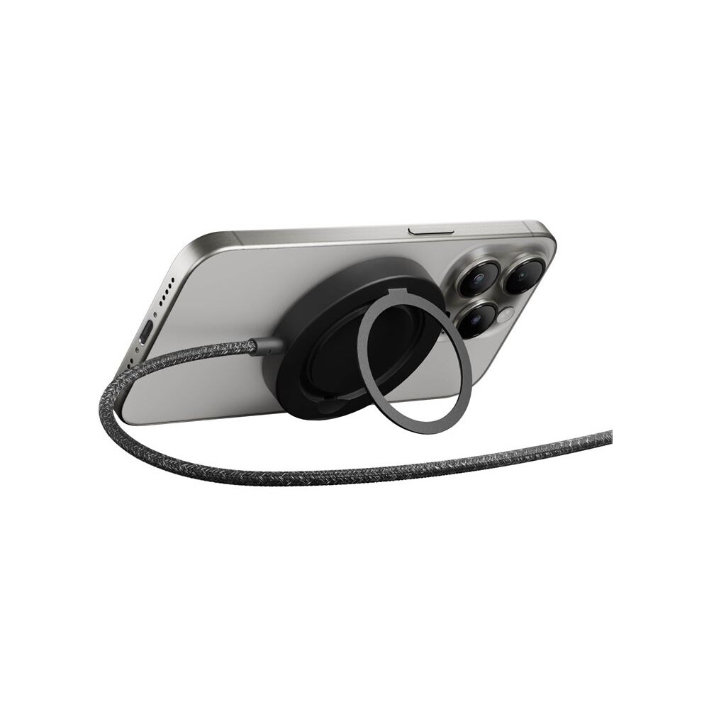 Native-Union-Snapstand-Qi2-MagSafe-bezdratova-nabijecka-cerna