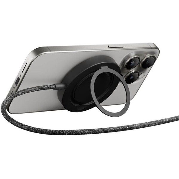 Native-Union-Snapstand-Qi2-MagSafe-bezdratova-nabijecka-cerna