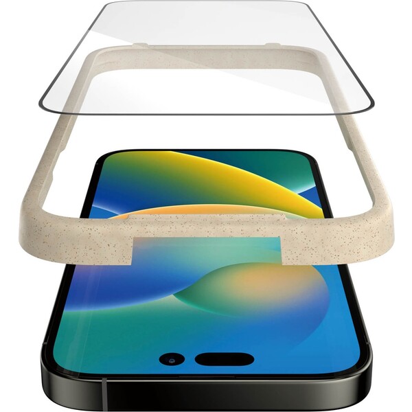 PanzerGlass-Ultra-Wide-Fit-sklo-iPhone-14-Pro-s-instalacnim-rameckem