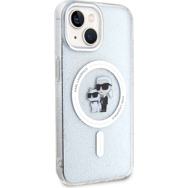 Karl-Lagerfeld-IML-Glitter-Karl-and-Choupette-MagSafe-kryt-iPhone-15-ciry