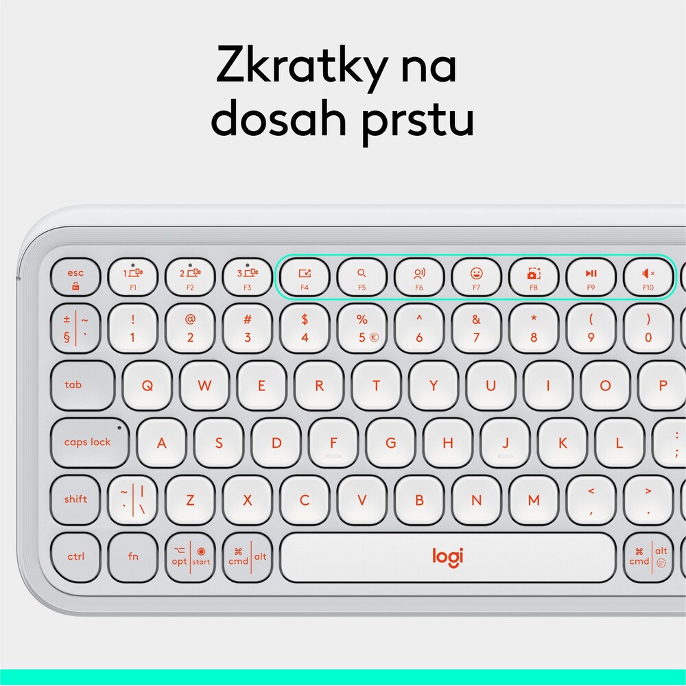 Logitech-POP-ICON-KEYS-US-klavesnice-bila