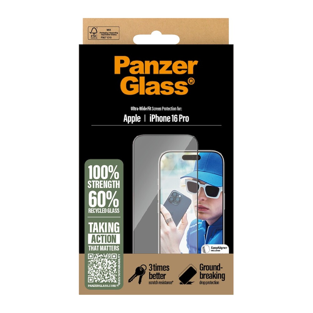 PanzerGlass-Ultra-Wide-Fit-Apple-iPhone-16-Pro-s-instalacnim-rameckem
