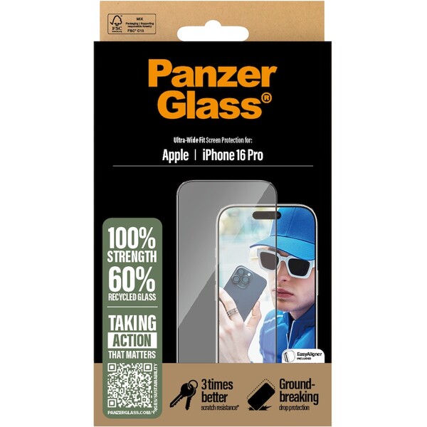 PanzerGlass-Ultra-Wide-Fit-Apple-iPhone-16-Pro-s-instalacnim-rameckem