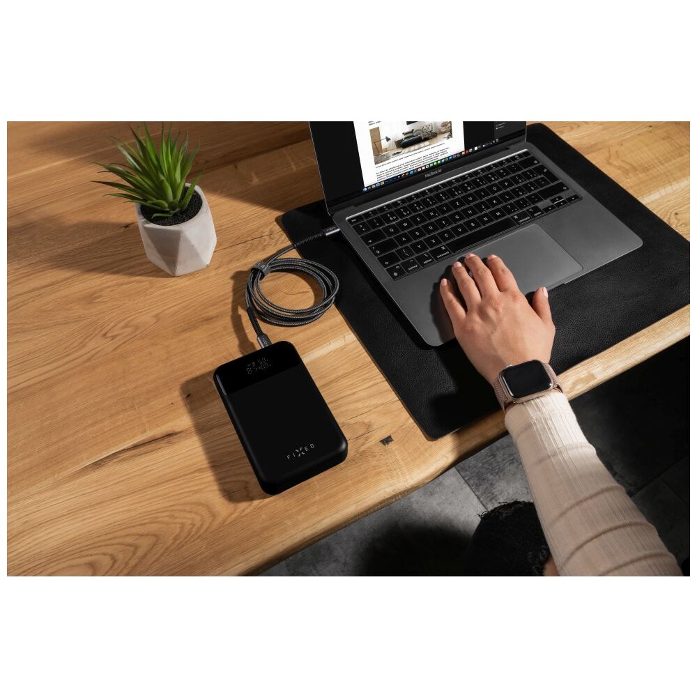 FIXED-Armor-USB-C-USB-C-napajeci-kabel-240W-2m-sedy