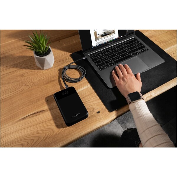 FIXED-Armor-USB-C-USB-C-napajeci-kabel-240W-2m-sedy