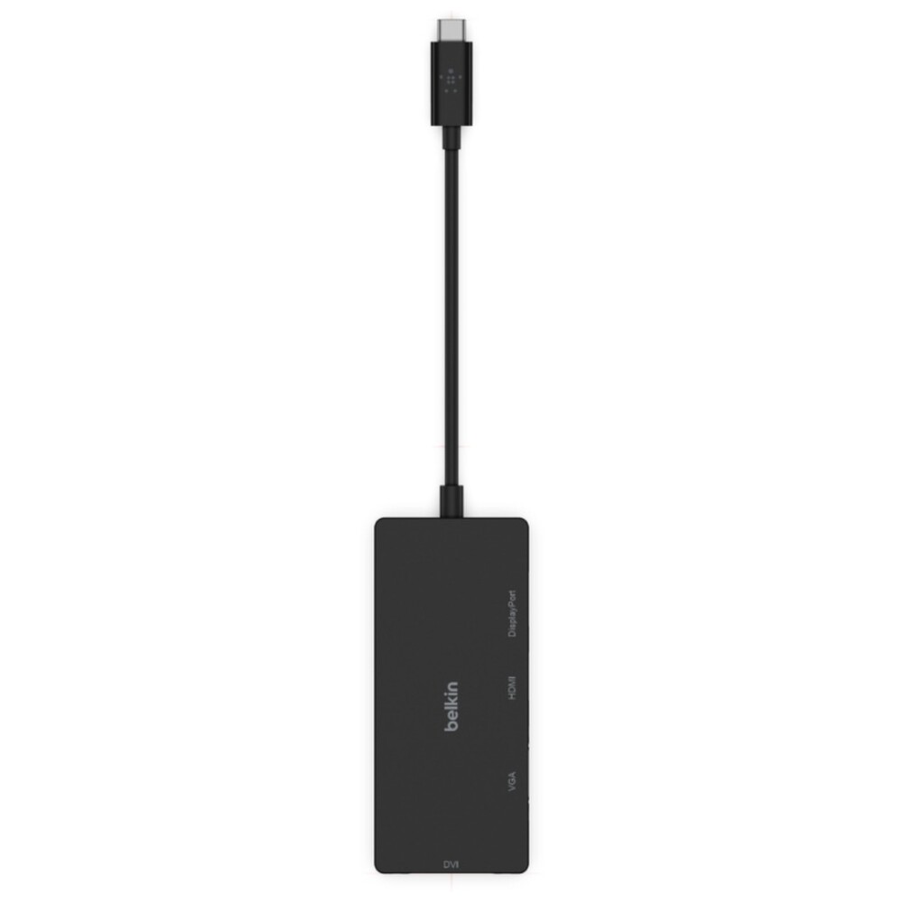 Belkin-USB-C-video-adapter-HDMI-VGA-DVI-DisplayPort-cerny