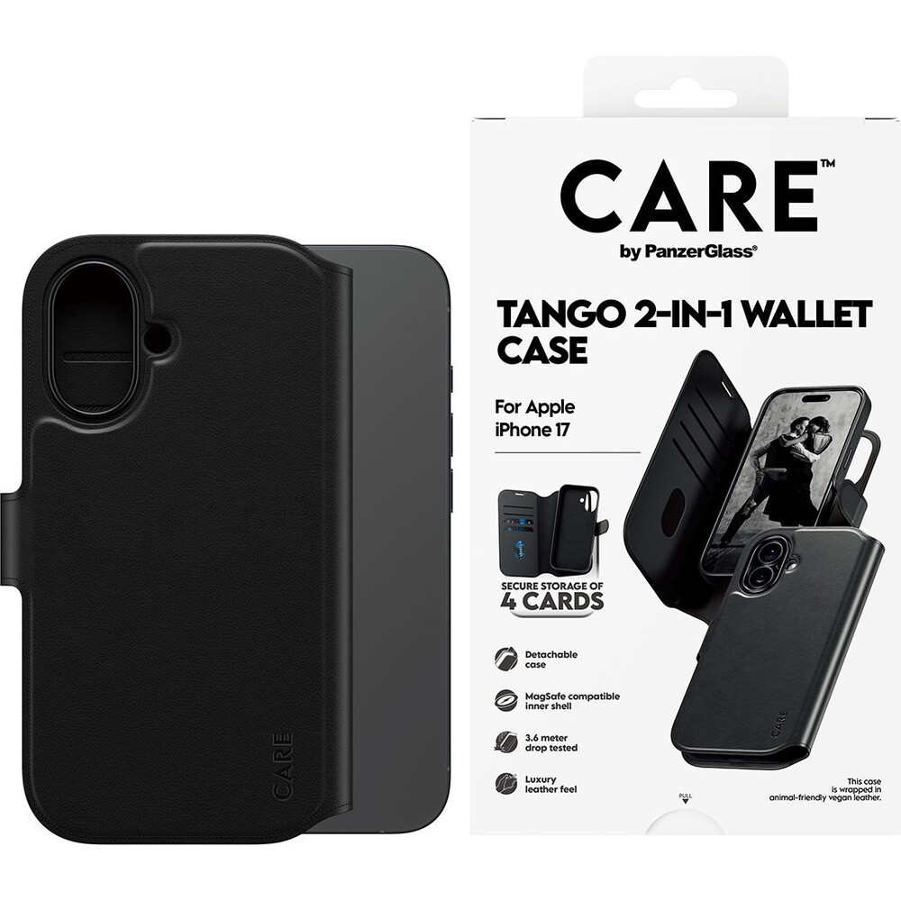 PanzerGlass-CARE-Tango-2v1-Wallet-pouzdro-s-MagSafe-Apple-iPhone-17-cerne