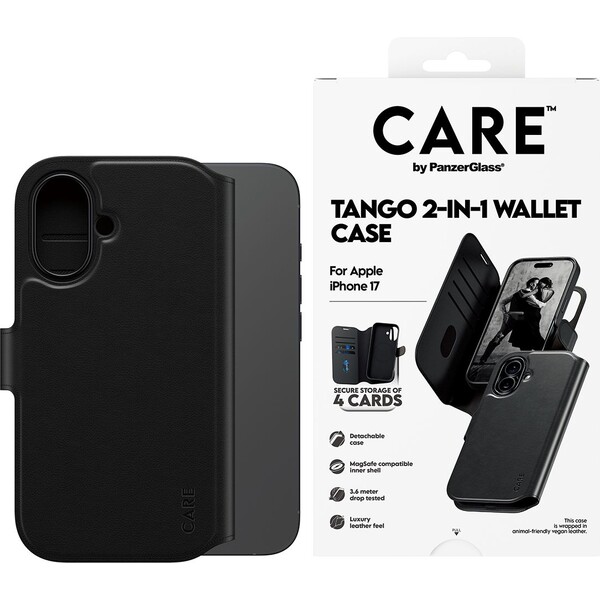 PanzerGlass-CARE-Tango-2v1-Wallet-pouzdro-s-MagSafe-Apple-iPhone-17-cerne