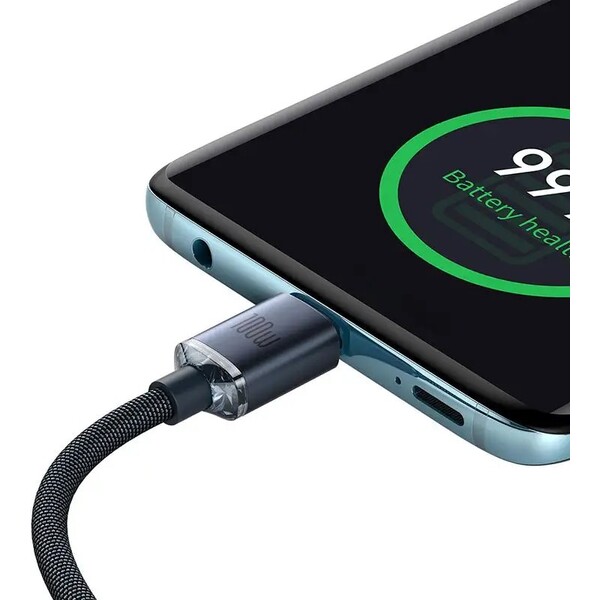 Baseus-Crystal-Shine-USB-C-USB-C-napajeci-kabel-100W-1-2m-cerny