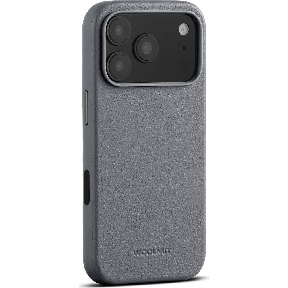 Woolnut-MagSafe-kozeny-kryt-iPhone-17-Pro-sedy