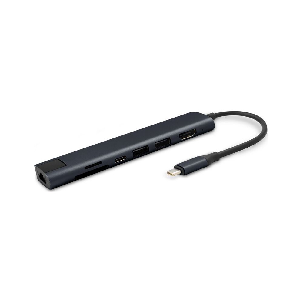 Epico-7v1-hlinikovy-hub-8K-s-USB-C-temne-inkoustovy
