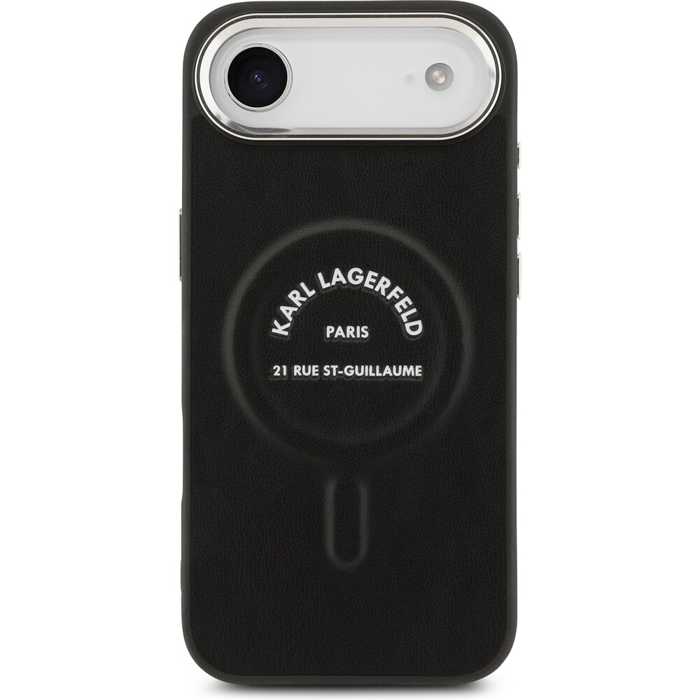 Karl-Lagerfeld-PU-RSG-Logo-MagSafe-kryt-iPhone-Air-cerny