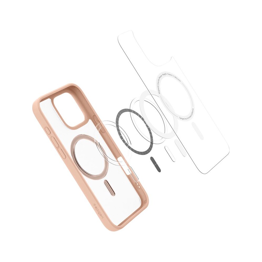 Spigen-Ultra-Hybrid-MagSafe-kryt-iPhone-16-Pro-Max-rose-titanium