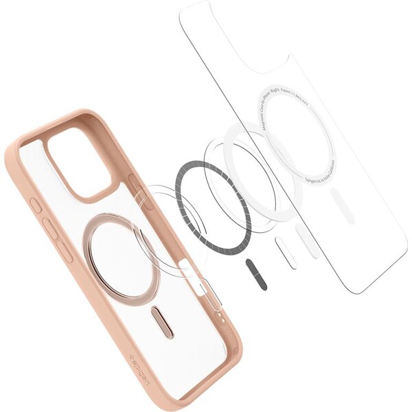 Spigen-Ultra-Hybrid-MagSafe-kryt-iPhone-16-Pro-Max-rose-titanium