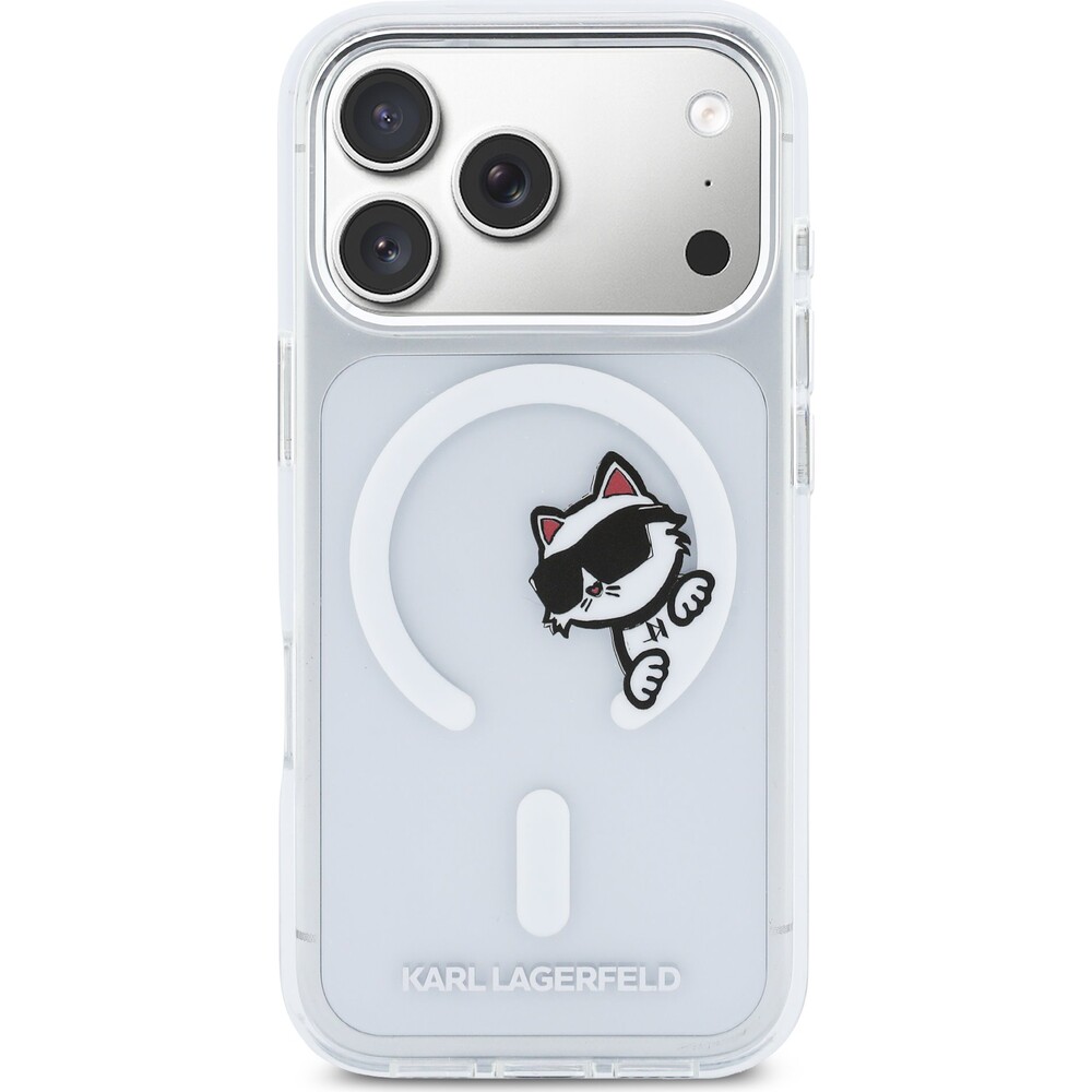 Karl-Lagerfeld-IML-Choupette-Peekaboo-MagSafe-kryt-iPhone-17-Pro-ciry