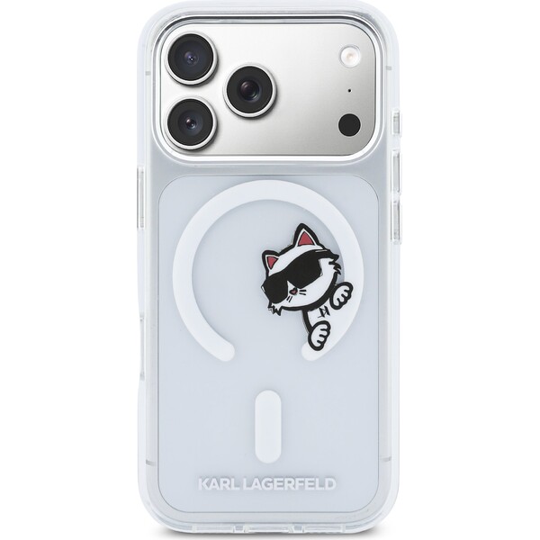Karl-Lagerfeld-IML-Choupette-Peekaboo-MagSafe-kryt-iPhone-17-Pro-ciry