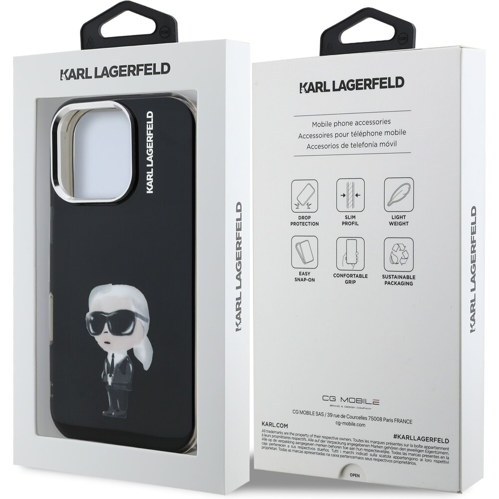Karl-Lagerfeld-IML-Aquarelle-Karl-kryt-iPhone-16-Pro-cerny